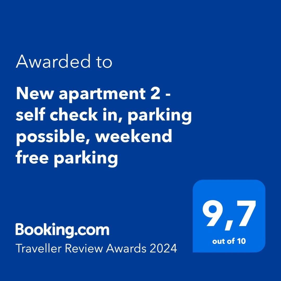 New Studio 3 - Self Check In, Parking Possible, Weekend Free Parking Bratislava Eksteriør bilde